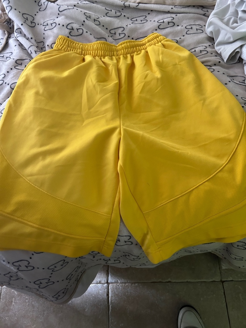 Jordan Men's Yellow Athletic Shorts